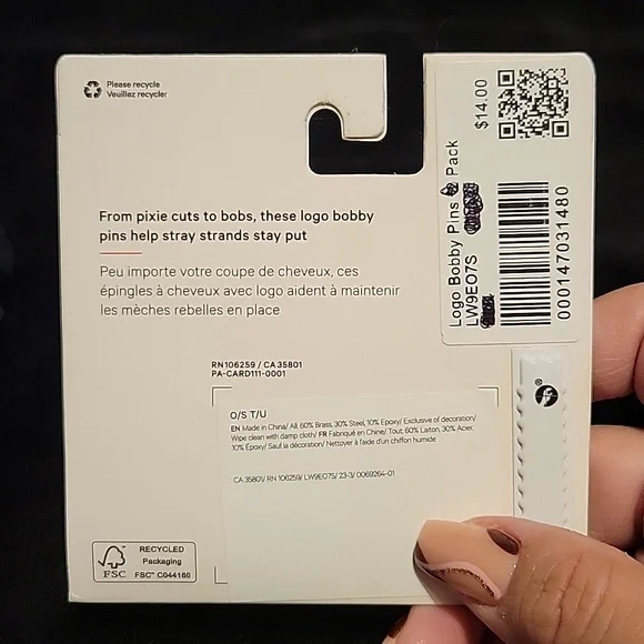 Lululemon logo bobby pins - Picture 2 of 2